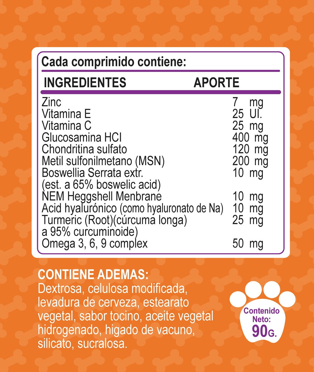 Articulaciones Perros - Joint Care Premium X 30 Comprimidos