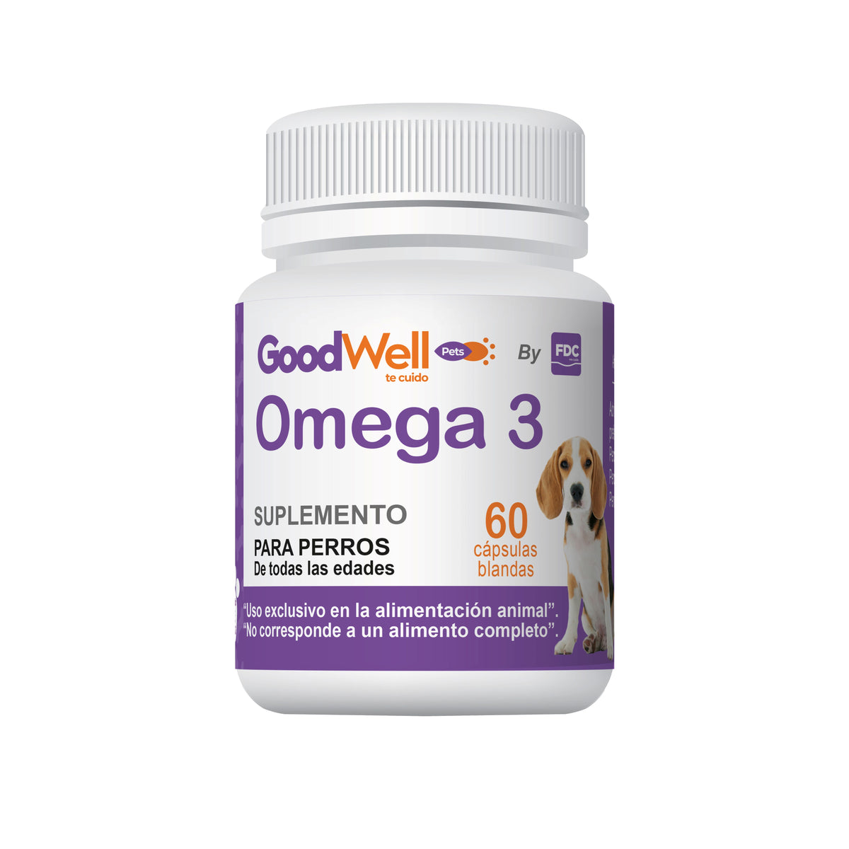 Pelaje Perros – Omega 3 Premium EPA + DHA X 60 Cápsulas Blandas