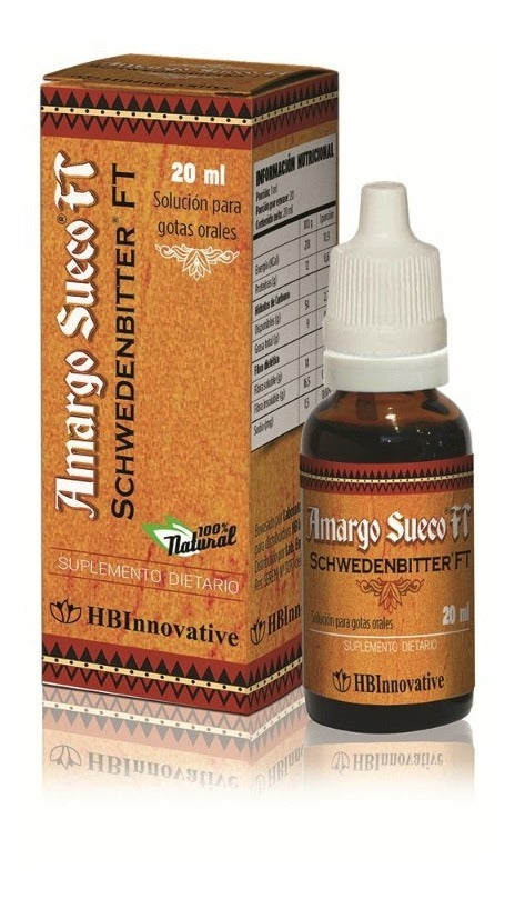 Schwedenbitter Amargo Sueco Frasco 20 Ml.