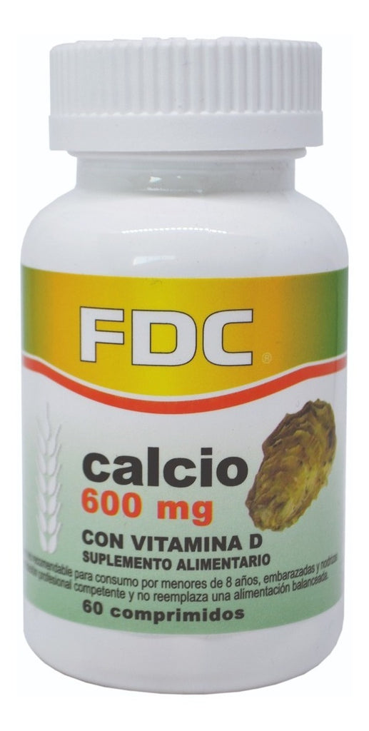Calcio 600 Vitamina D X 60 Comprimidos