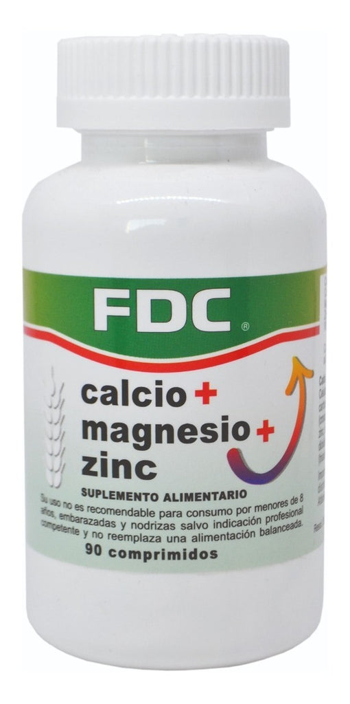 Calcio+magnesio+zinc X 60 Comprimidos