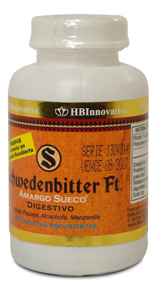 Digestivo - Schwedenbitter Amargo Sueco Ft X 30 Comprimidos